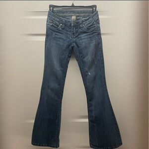 Refuge Medium Wash Blue Flare Jeans